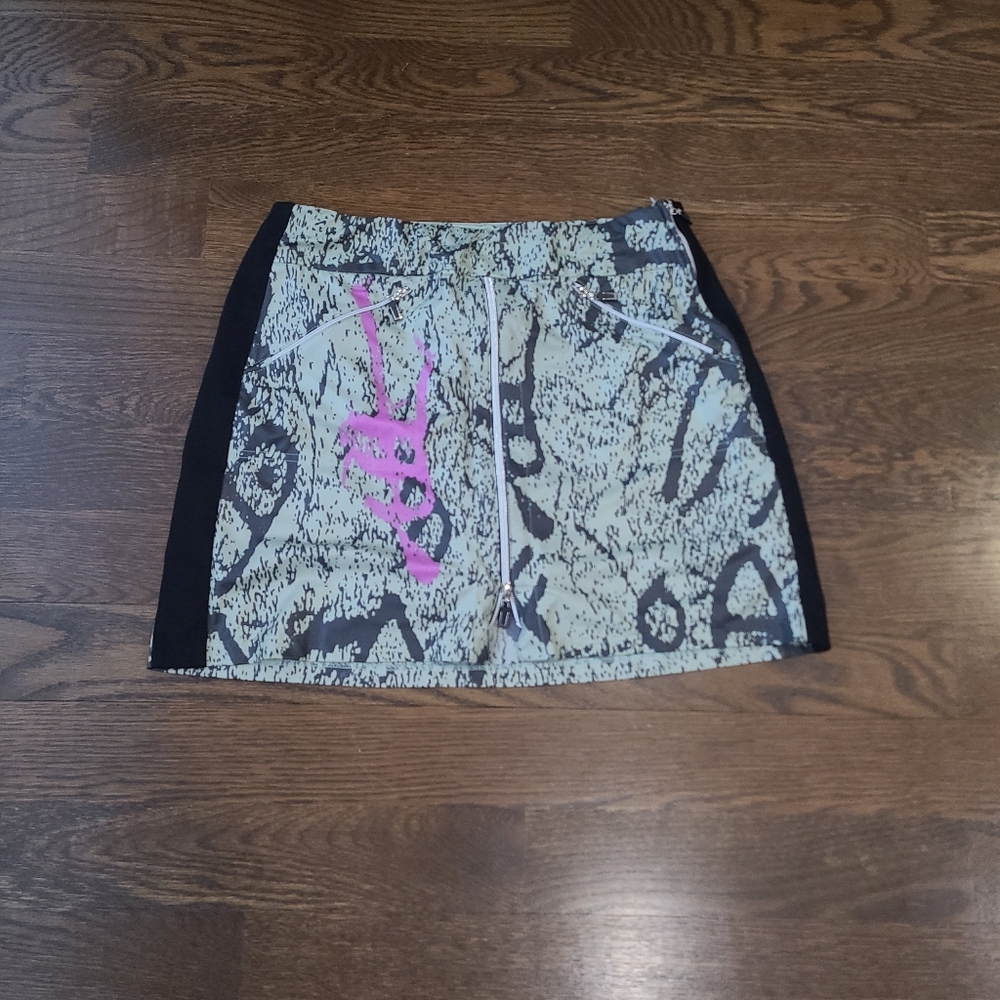 Jamie Sadock golf tennis abstract Skirt with Purple Accents sz.14 - Picture 1 of 8